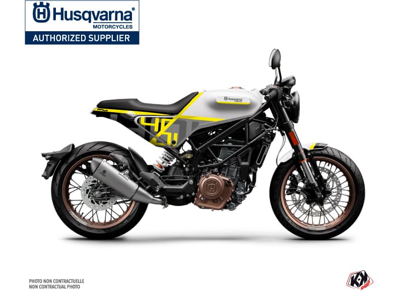kit graphique moto husqvarna vitpilen 401 sekment blanc-noir