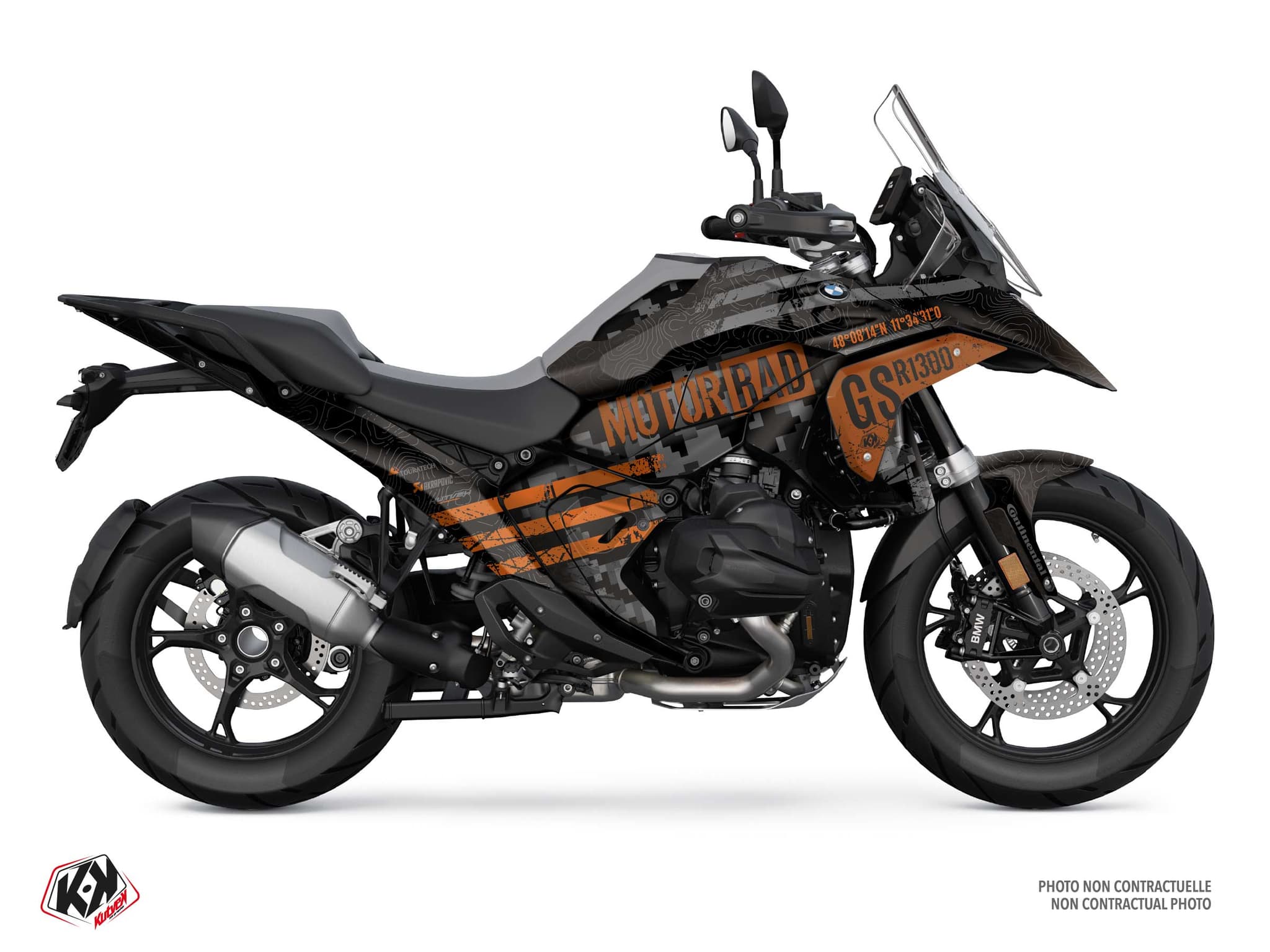 kit graphique moto bmw r 1300 gs sektor noir