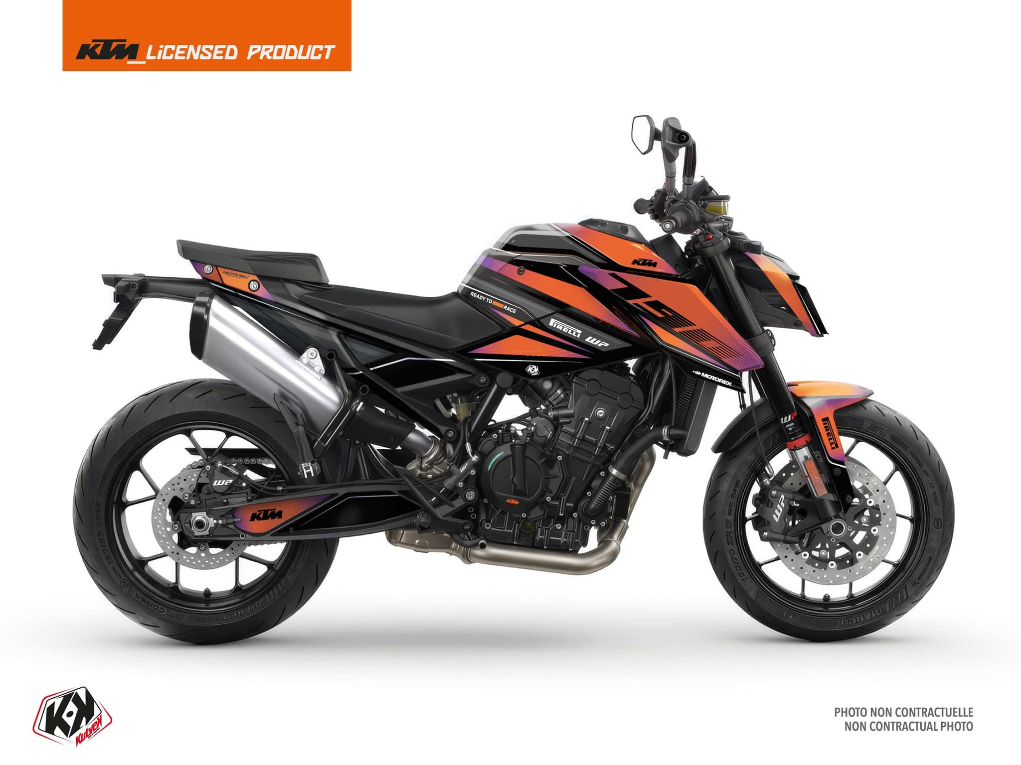 Street Bike KTM DUKE 790 SHARD Purple graphic kit