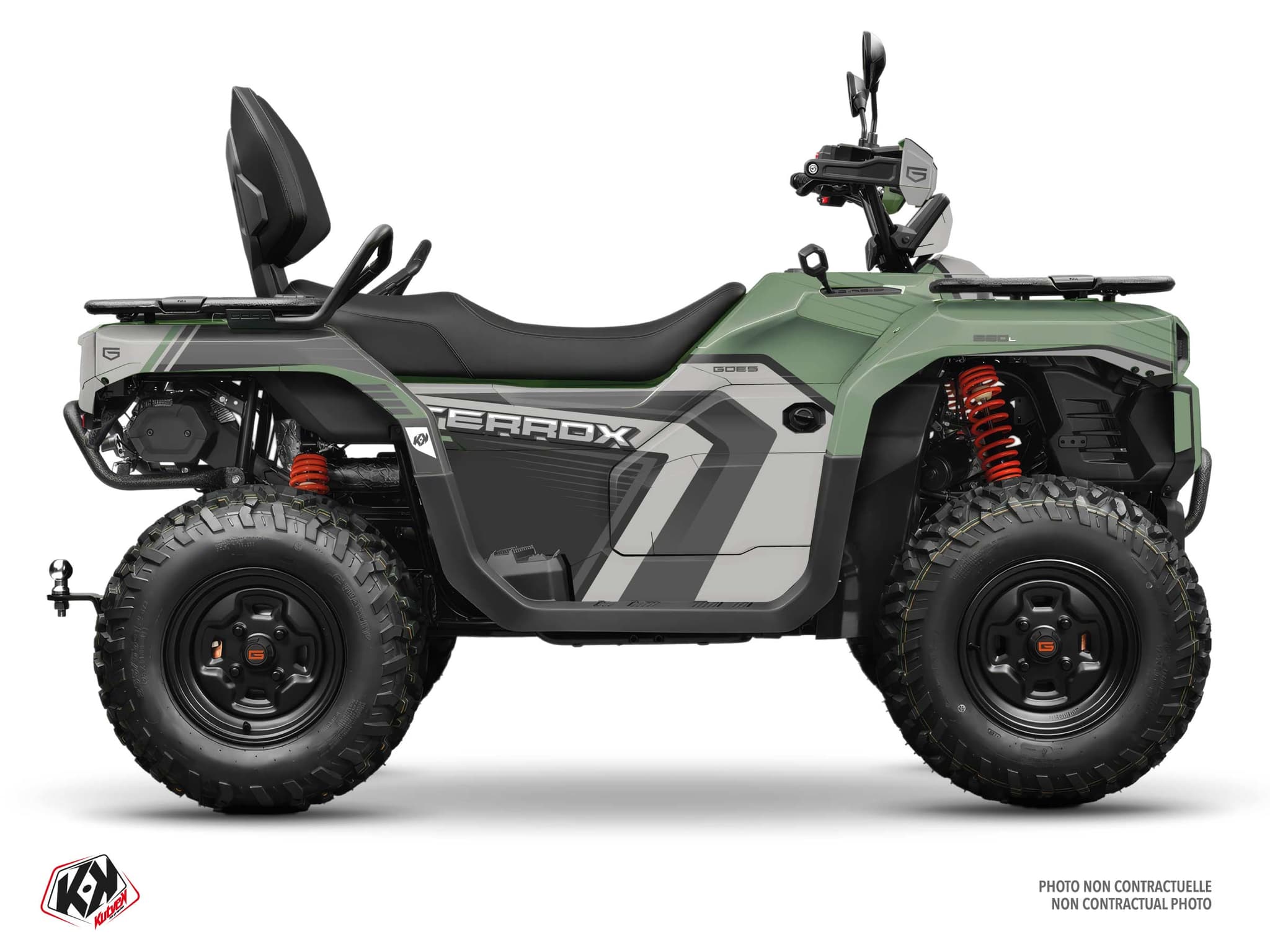 ATV GOES TERROX 550L Sharp Green graphic kit