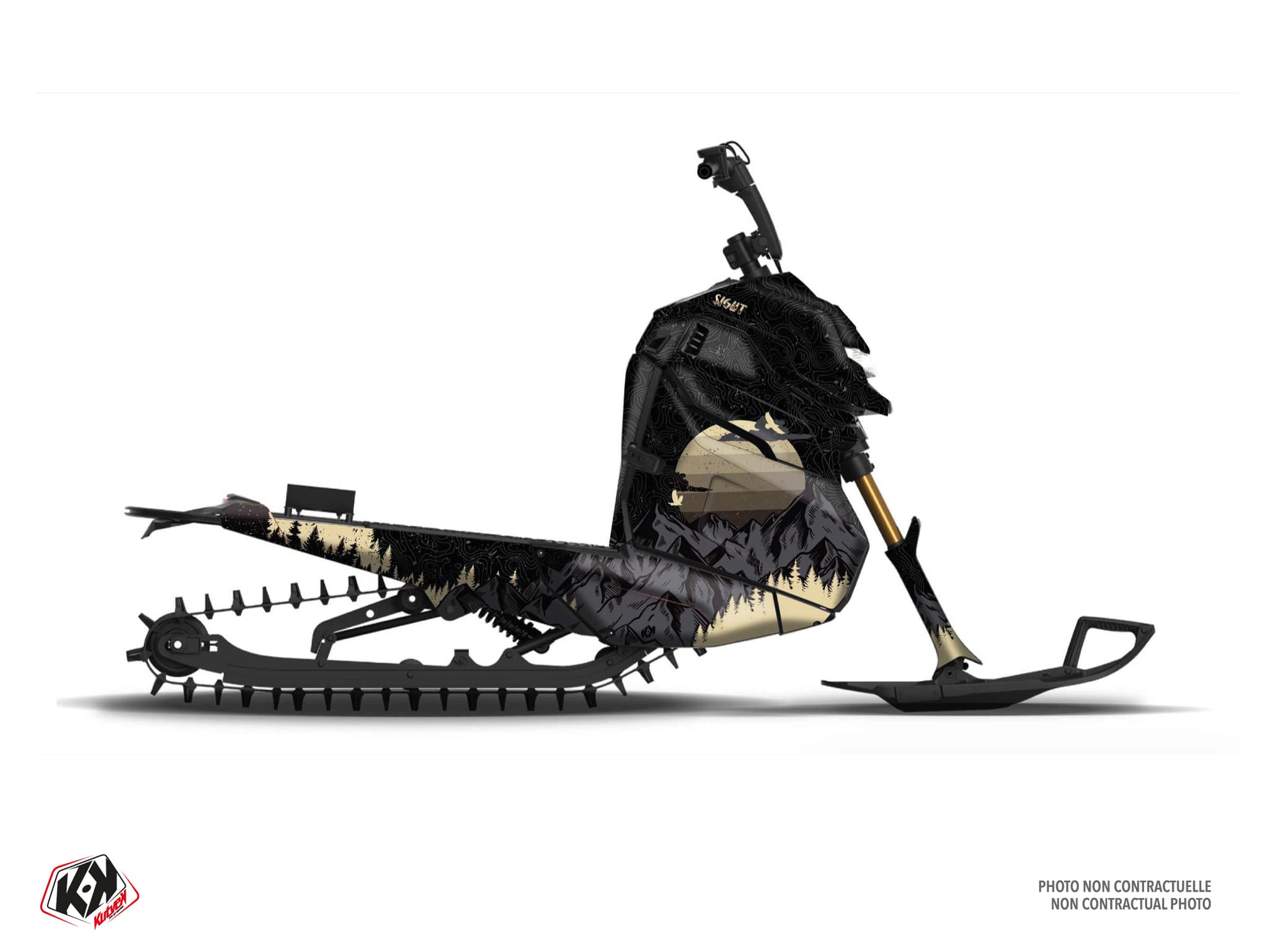 snowmobile widescape ws 250 sight sand graphic kit