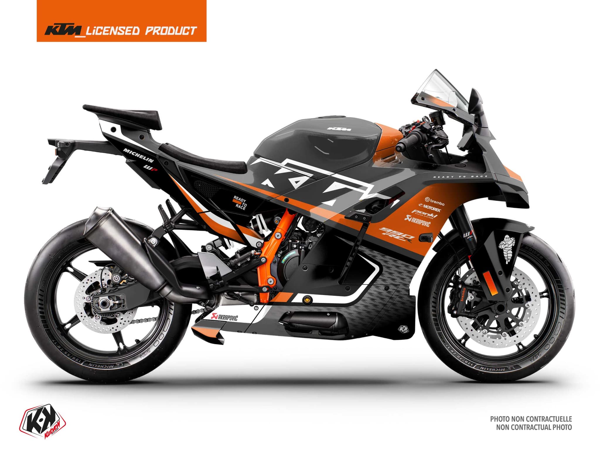 KTM RC 990 R Signal Black Graphic Kit