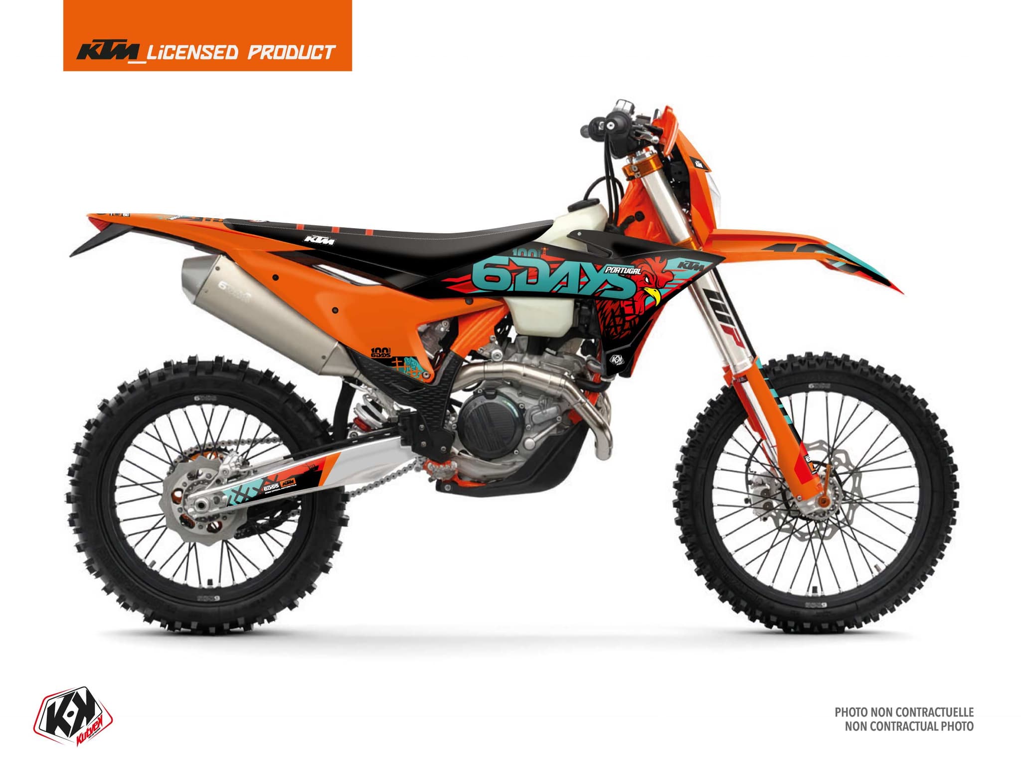 Dirt Bike KTM EXC EXCF SIXDAYS graphic kit | KTM | Kutvek
