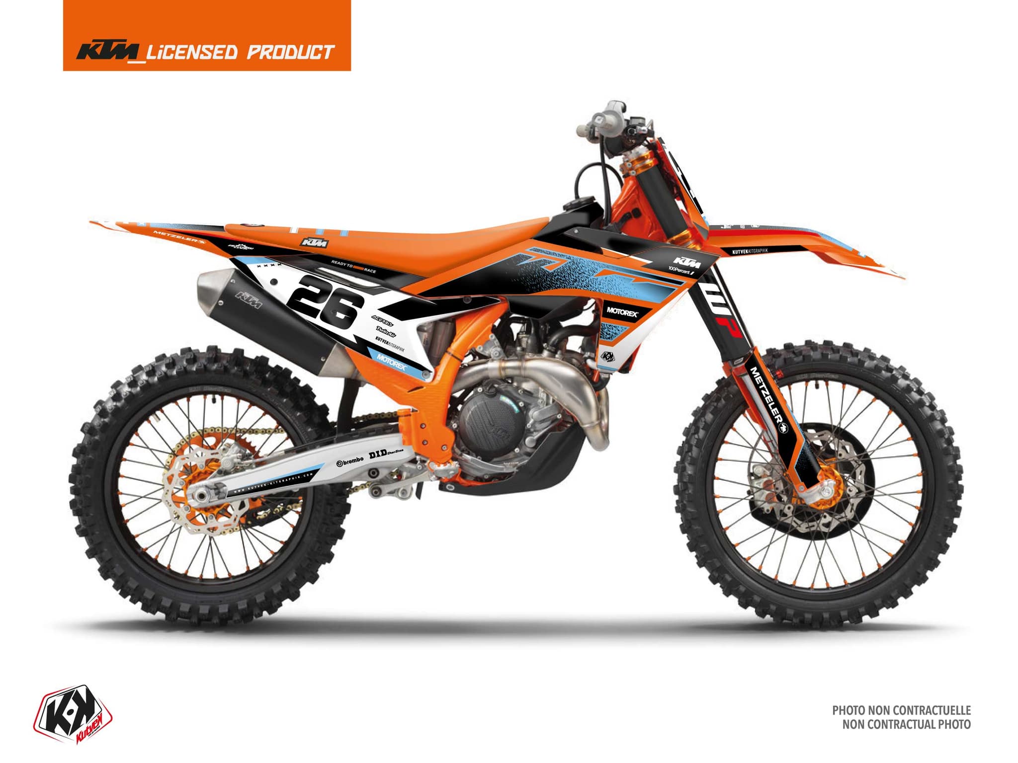 kit graphique motocross ktm sx 150 sizzle bleu | KTM | Kutvek