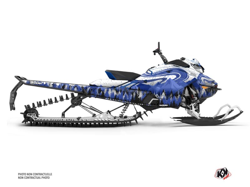 Kit déco BOREAL Bleu MOTONEIGE SKIDOO BACKCOUNTRY X-RS 850 E-TEC