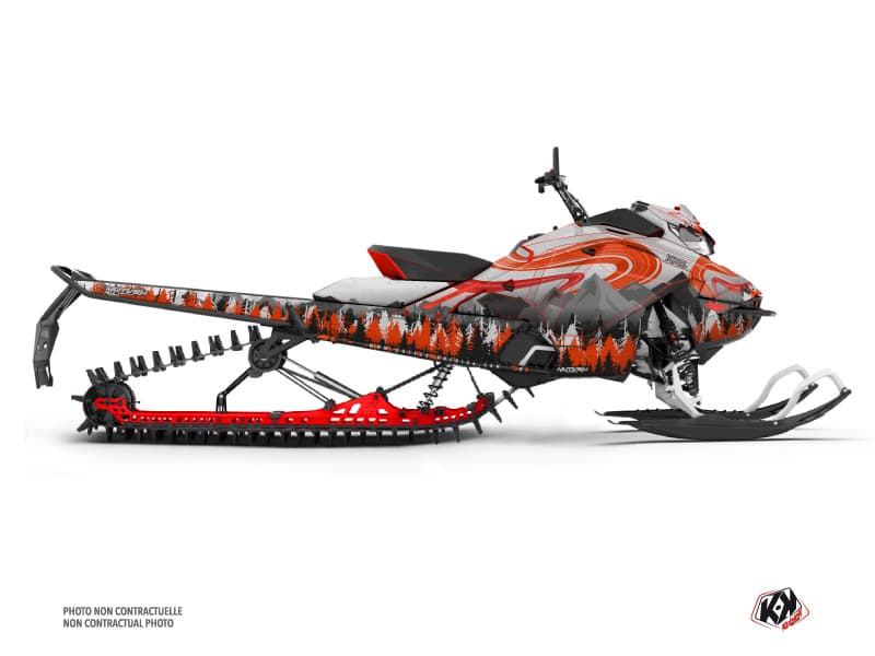 Kit déco BOREAL Gris MOTONEIGE SKIDOO BACKCOUNTRY X-RS 850 E-TEC