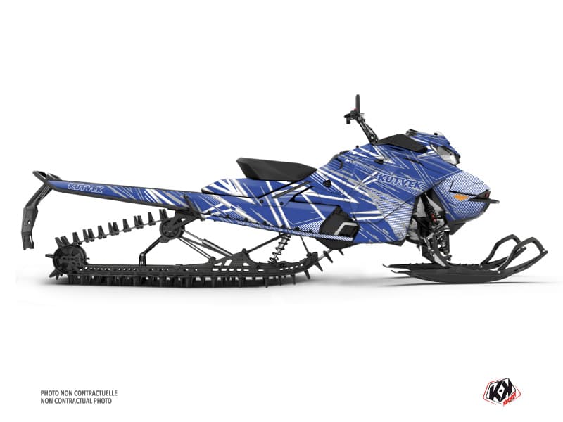 Kit déco LINE-X Bleu MOTONEIGE SKIDOO BACKCOUNTRY X-RS 850 E-TEC