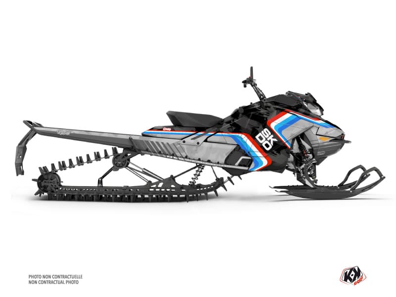 Kit déco RACE Noir MOTONEIGE SKIDOO BACKCOUNTRY X-RS 850 E-TEC