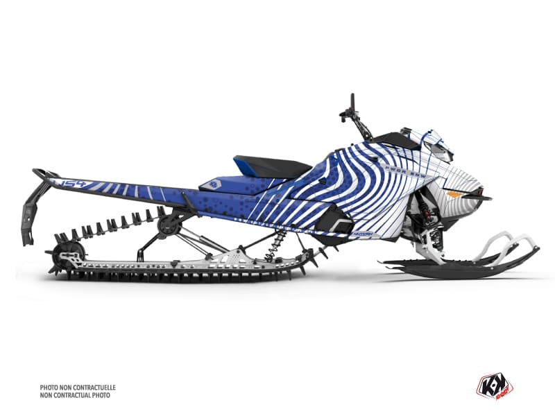 Kit déco SNW Bleu MOTONEIGE SKIDOO BACKCOUNTRY X-RS 850 E-TEC