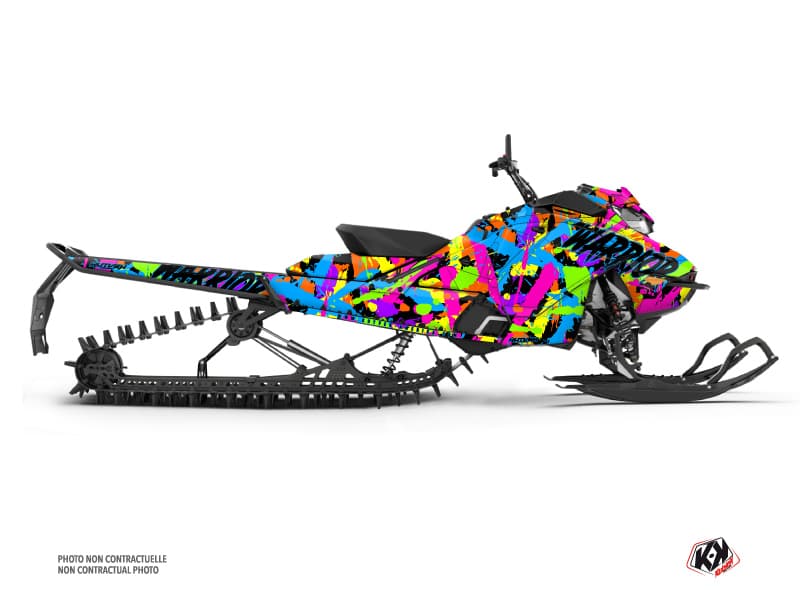 Kit déco WARRIOR Colors Motoneige SKIDOO BACKCOUNTRY X-RS 850 E-TEC