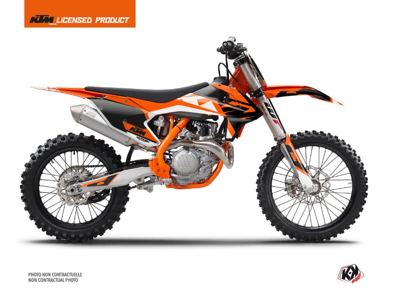 deko-set moto-cross skyline ktm 125 sx orange