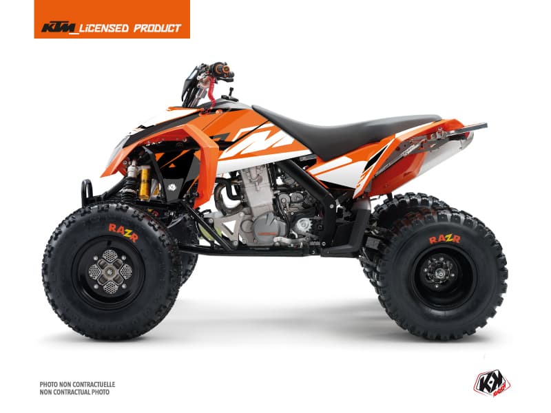 kit graphique quad ktm sx 450 skyline orange