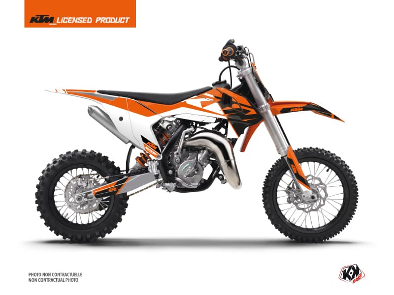 deko-set moto-cross skyline ktm 65 sx orange