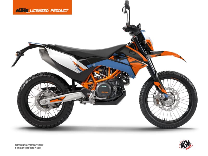 Kit graphique Moto Cross Skyline KTM 690 ENDURO R Bleu | KTM | Kutvek
