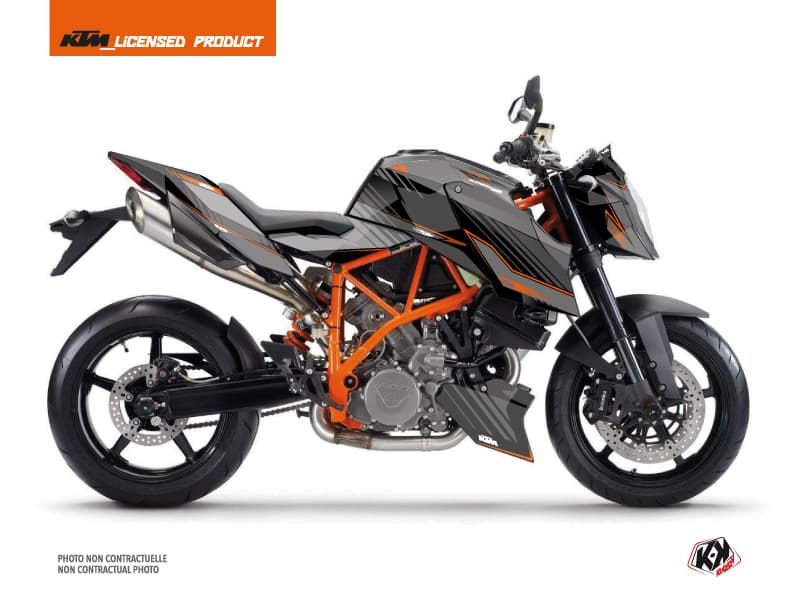 kit decorativo moto slash ktm super duke 990 r nero arancione | KTM DUKE | Kutvek
