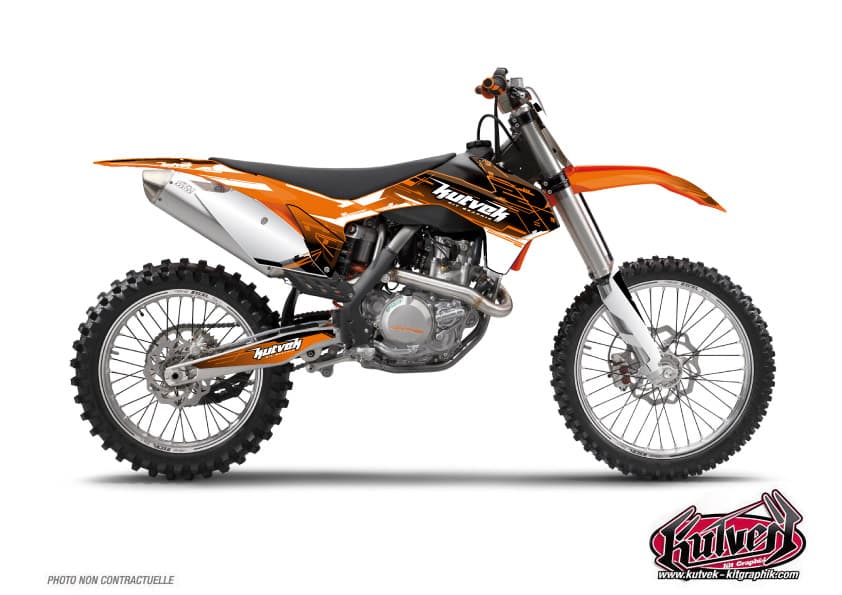 deko-set moto-cross slider ktm exc-excf schwarz