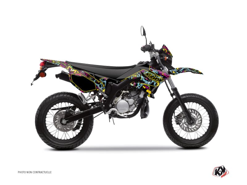 deko-set 50 ccm mbk xlimit zombies colors farben