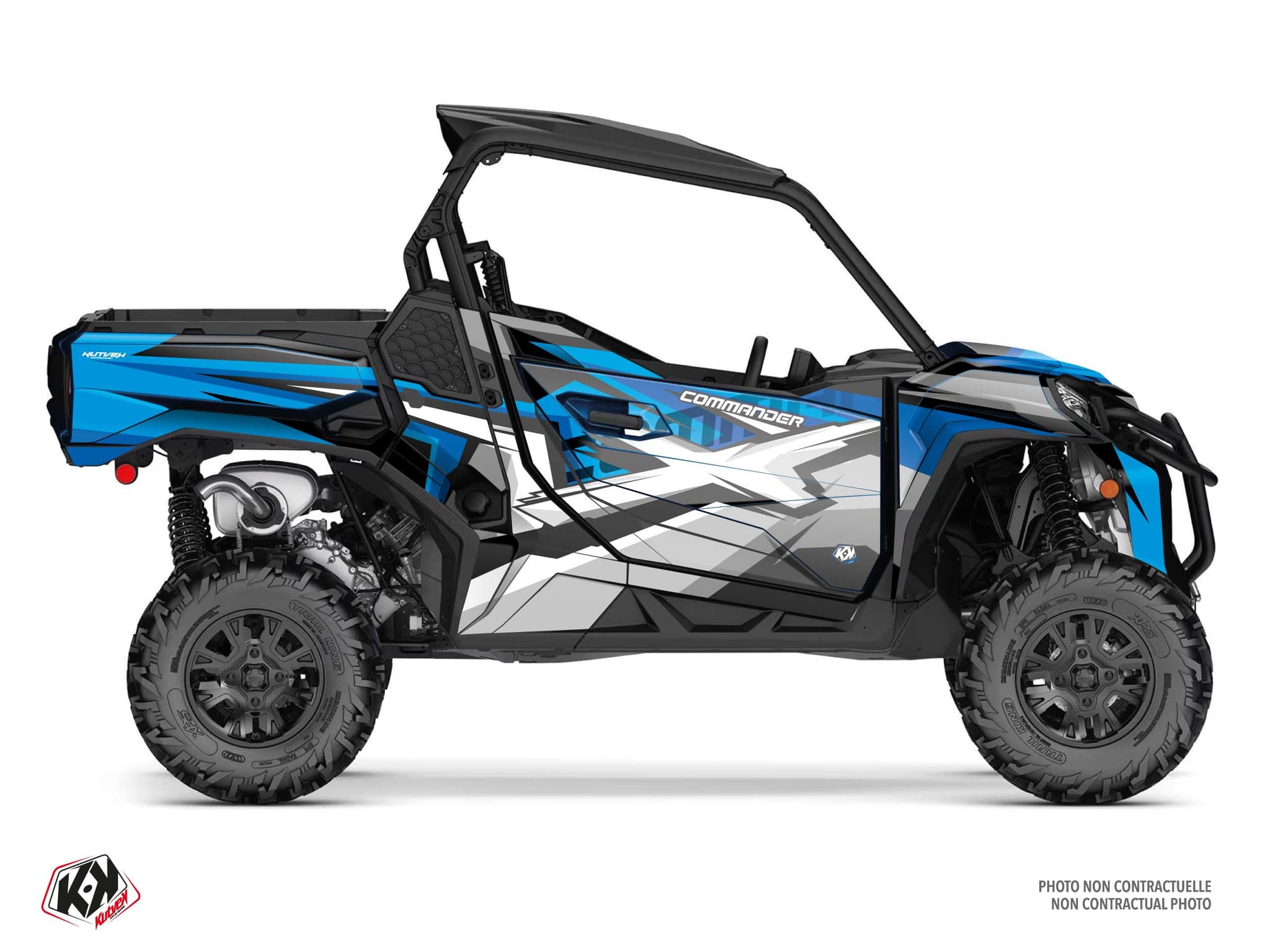 kit graphique ssv can-am commander spear bleu