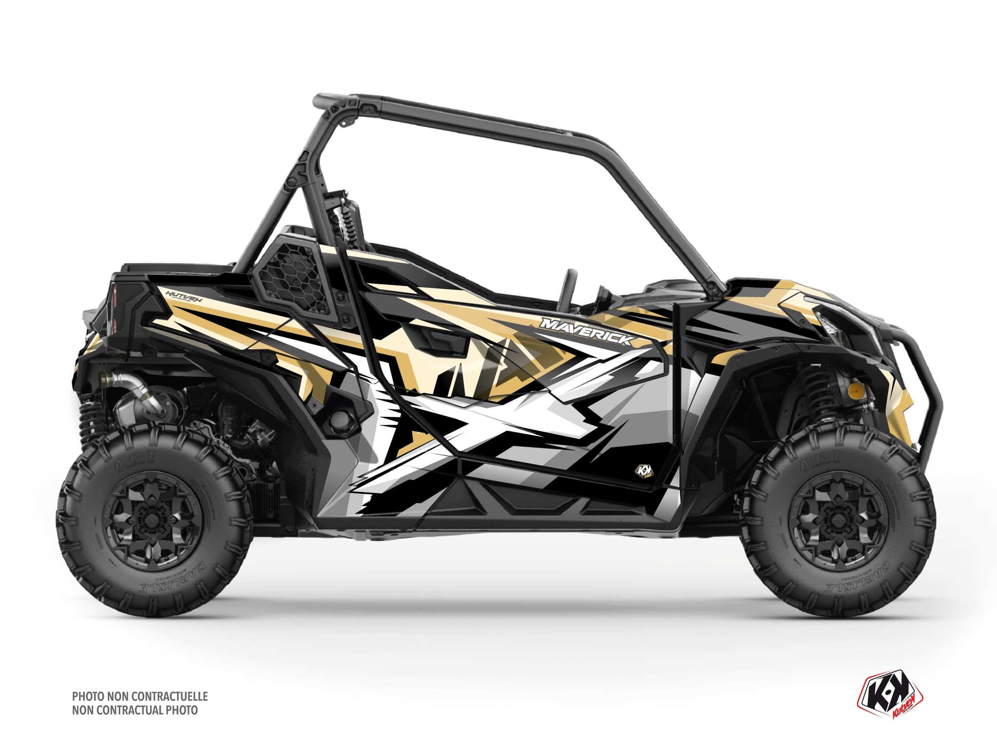 kit graphique ssv can-am maverick sport spear sable