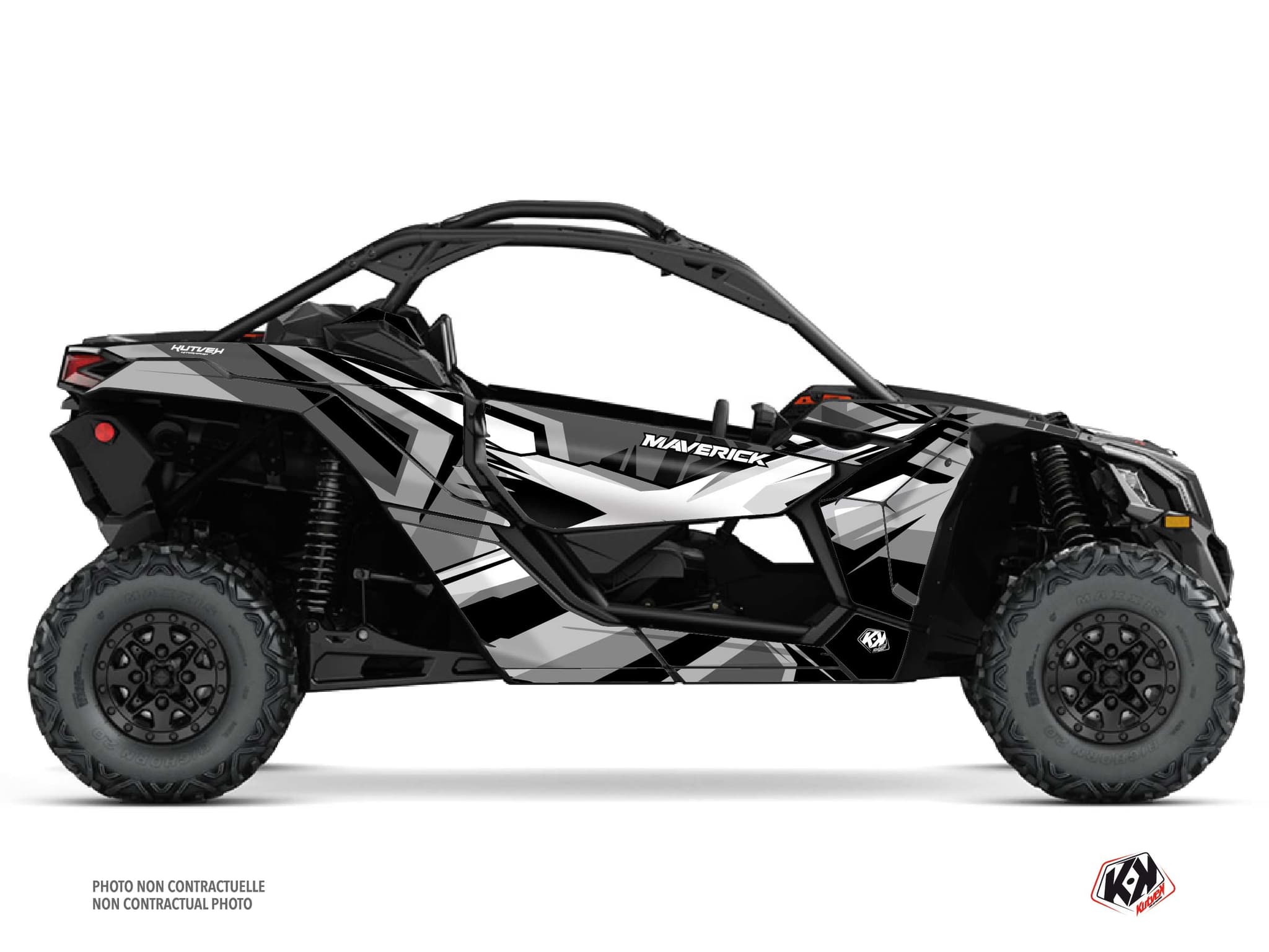UTV CAN-AM MAVERICK X3 SPEAR Grey graphic kit