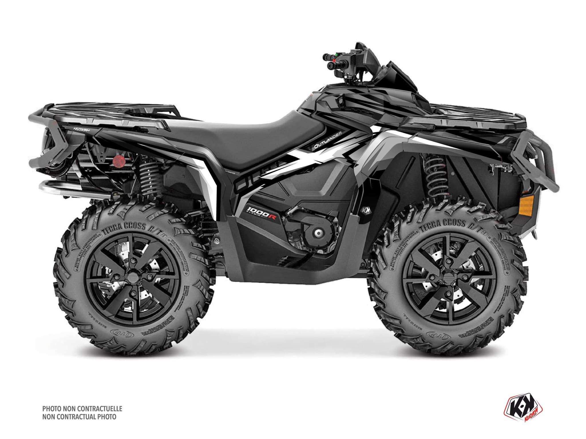 Kit graphique Quad CAN-AM OUTLANDER 1000 R SPEAR Gris