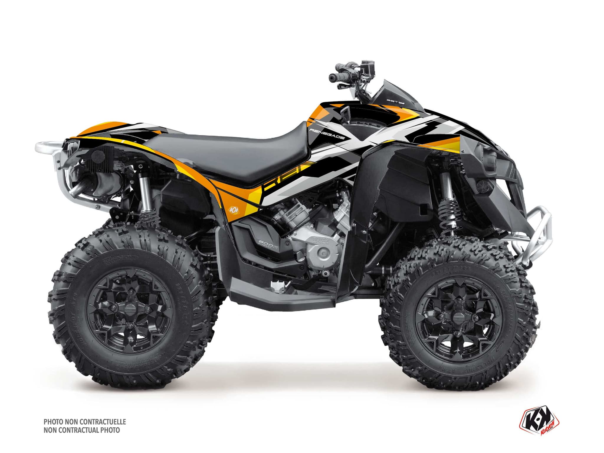 ATV CAN-AM RENEGADE SPEAR Yellow graphic kit