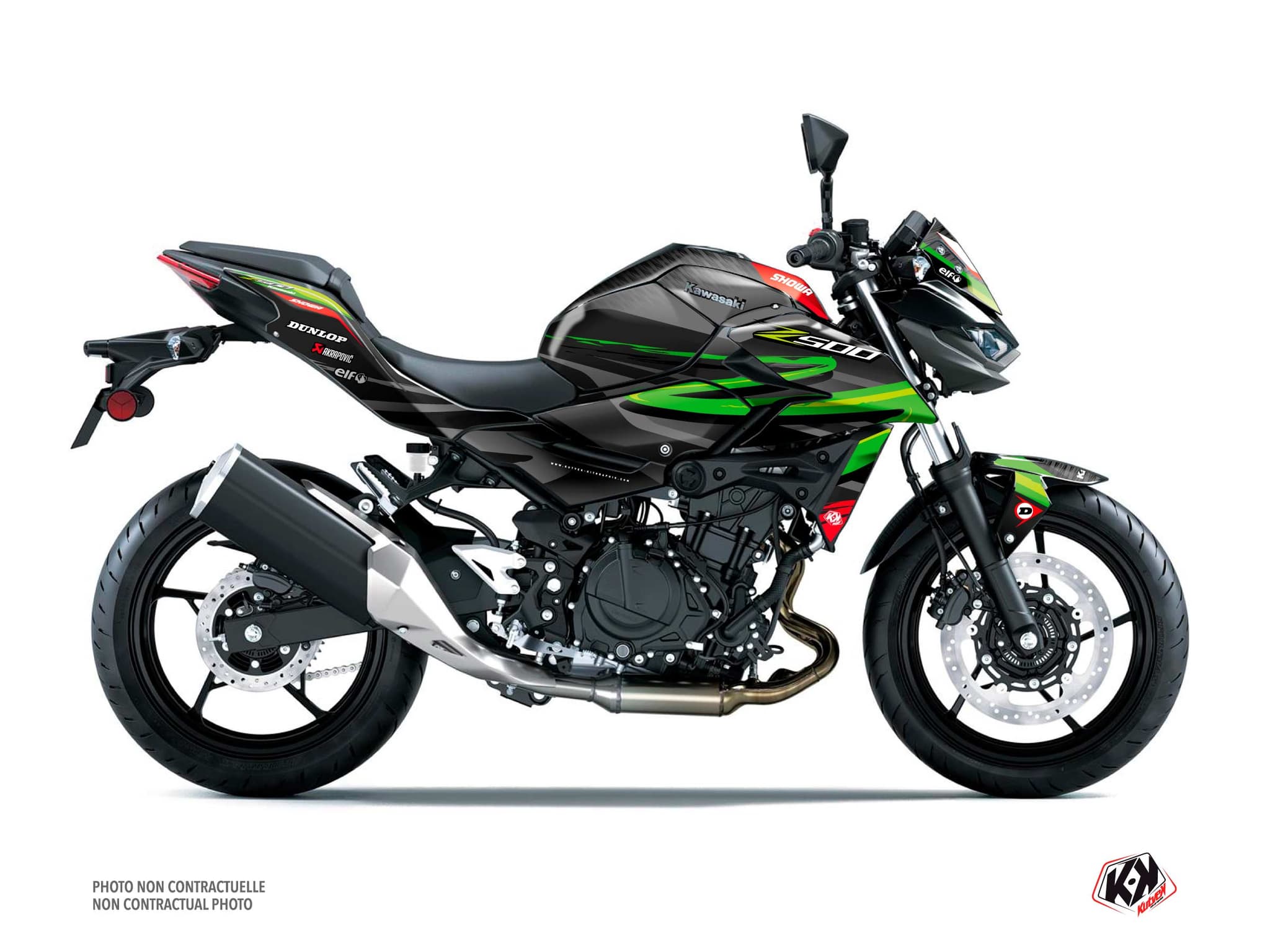kit graphique moto kawasaki z 500 speedies vert