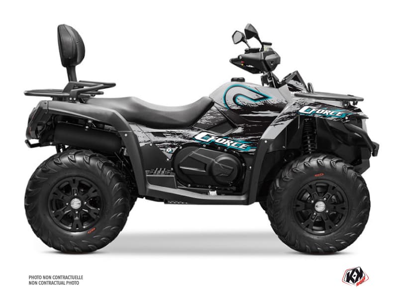 kit graphique quad splatter cf moto cforce 600 gris