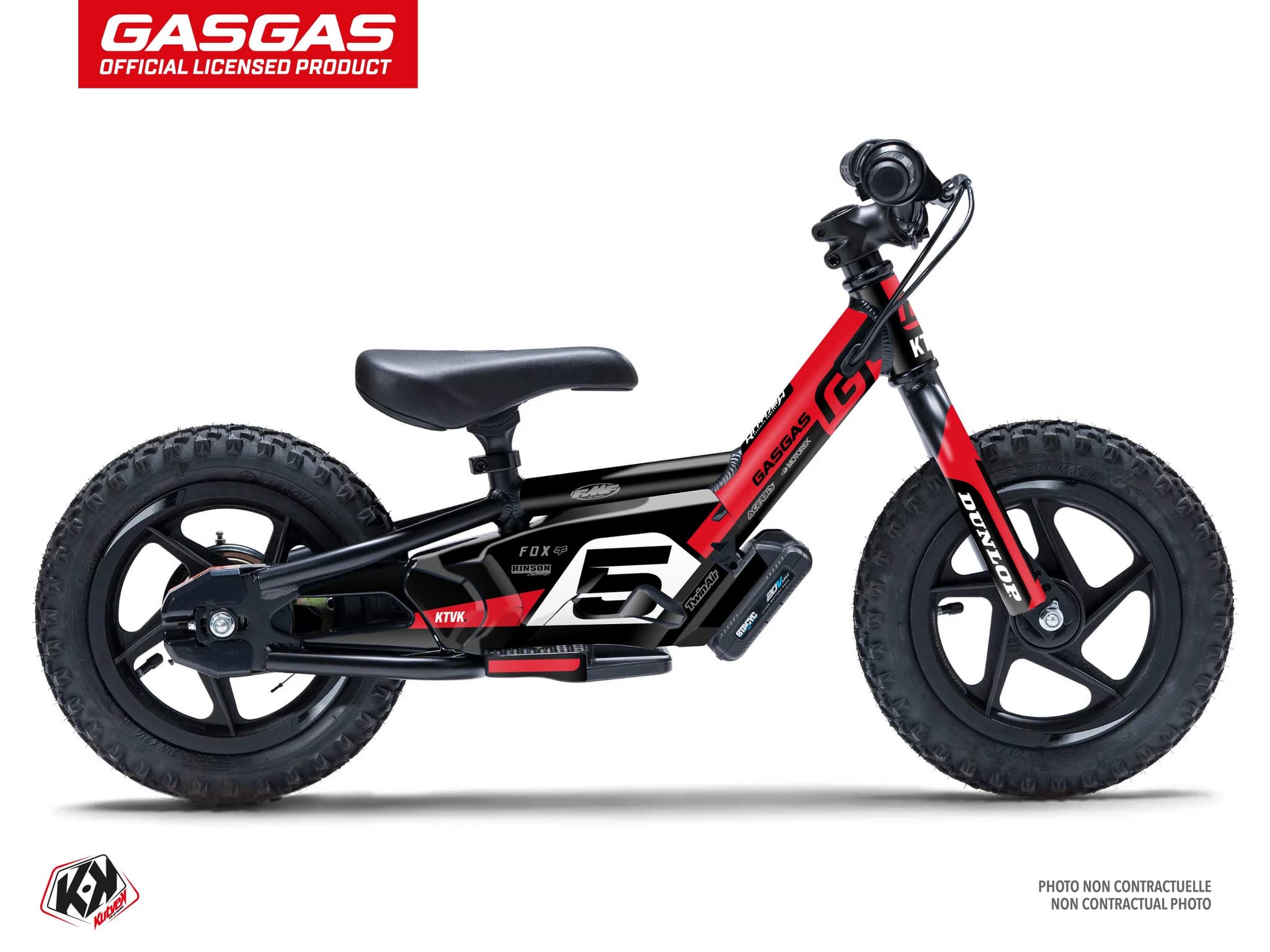 Balance Bike STACYC eDRIVE 12 Spline Black graphic kit