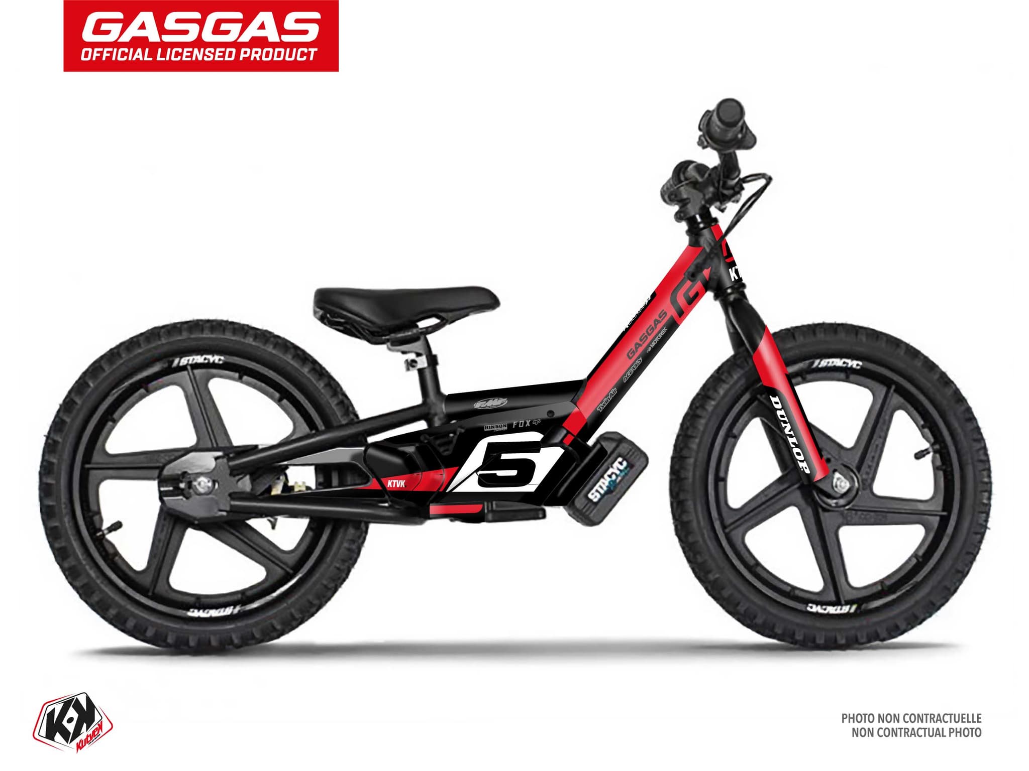 Graphic Kit Balance Bike Stacyc EDrive 16 Spline Black