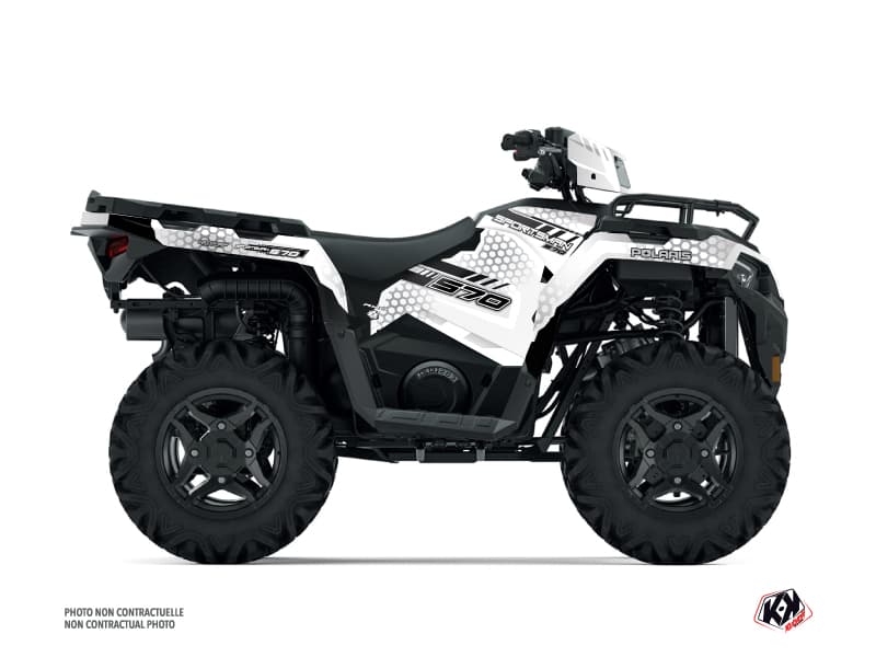Kit graphique Quad Splinter Polaris 570 Sportsman Blanc | Polaris | Kutvek