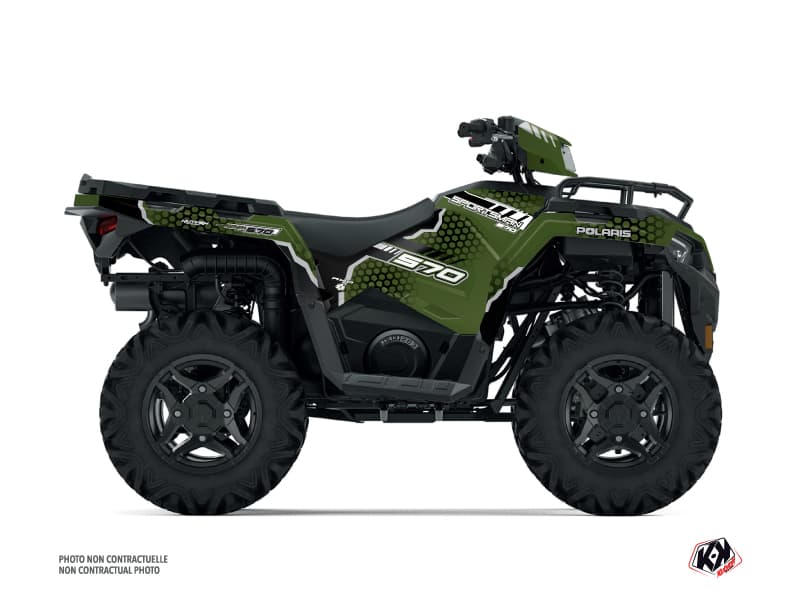 Kit graphique Quad Splinter Polaris 570 Sportsman Vert | Polaris | Kutvek