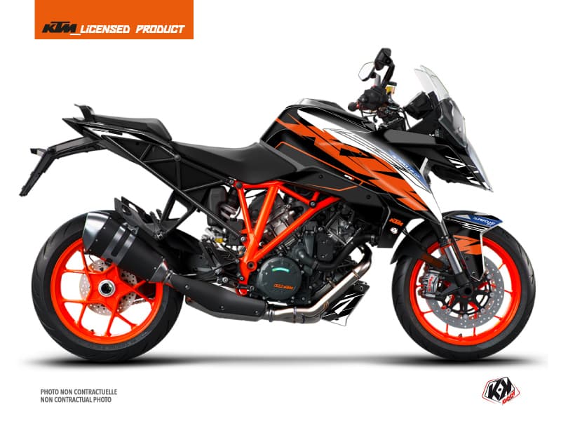 Kit graphique Moto Spring KTM Super Duke 1290 GT Noir Orange