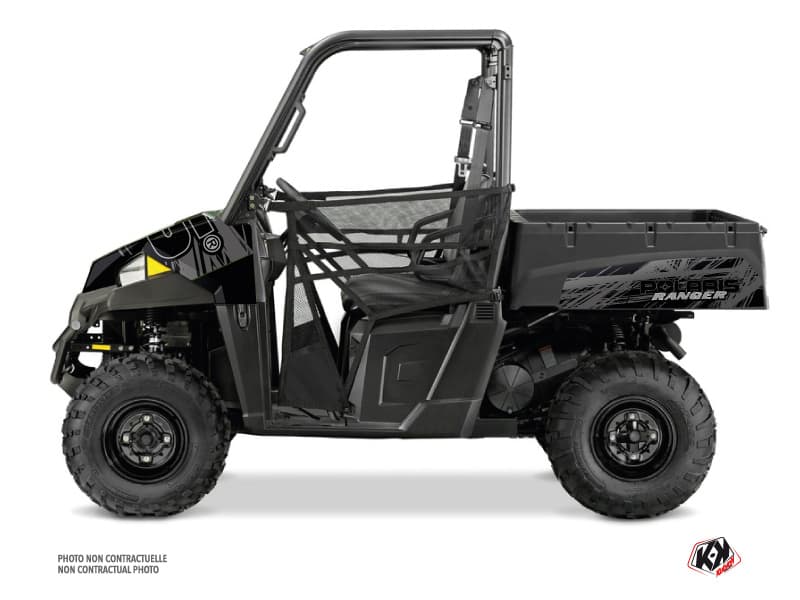 kit graphique ssv polaris ranger 570 squad noir-gris