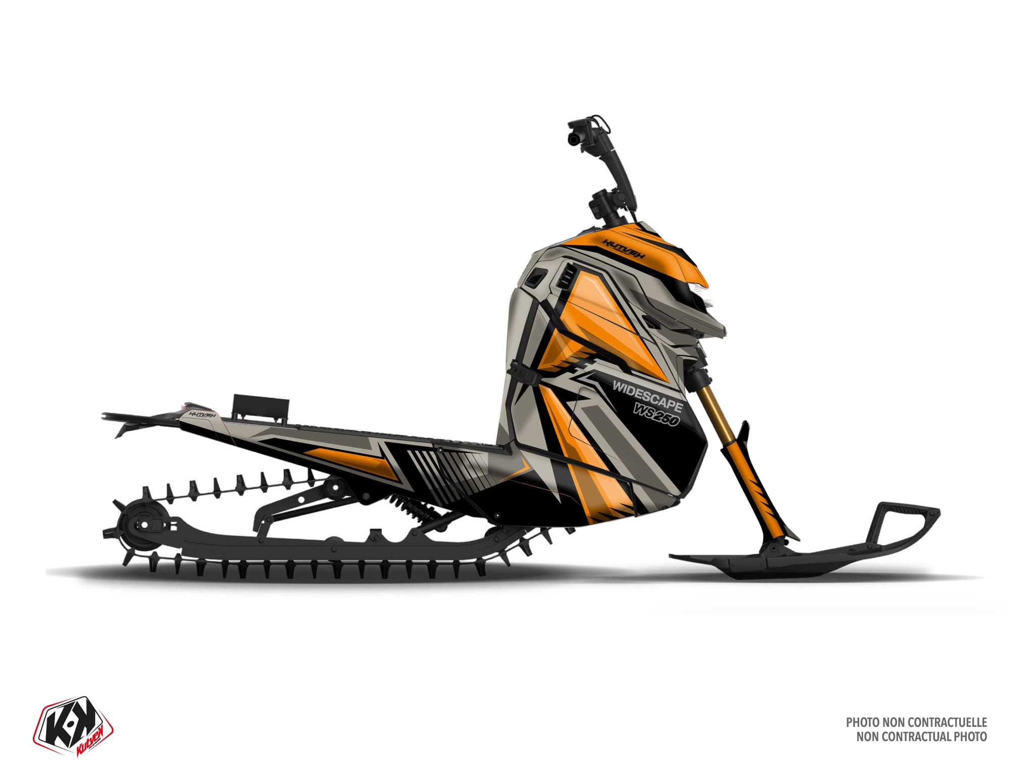 kit de decoração motoneige widescape ws 250 squadron sable