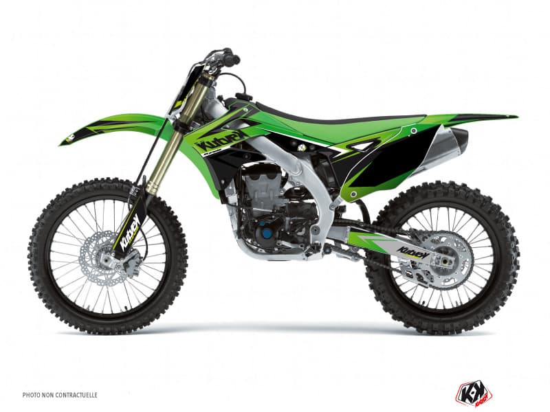 kit graphique motocross kawasaki kx 125 stage vert