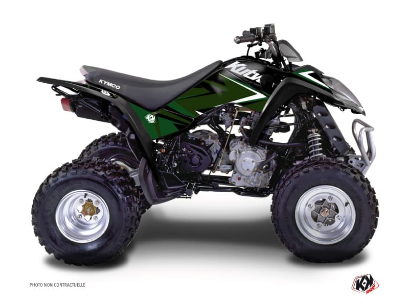 deko-set quad stage kymco 300 maxxer schwarz grün