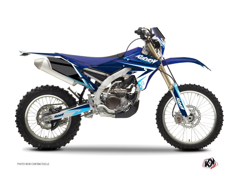 Yamaha 250 WRF Dirt Bike Stage Graphic Kit Blue | WR | Kutvek