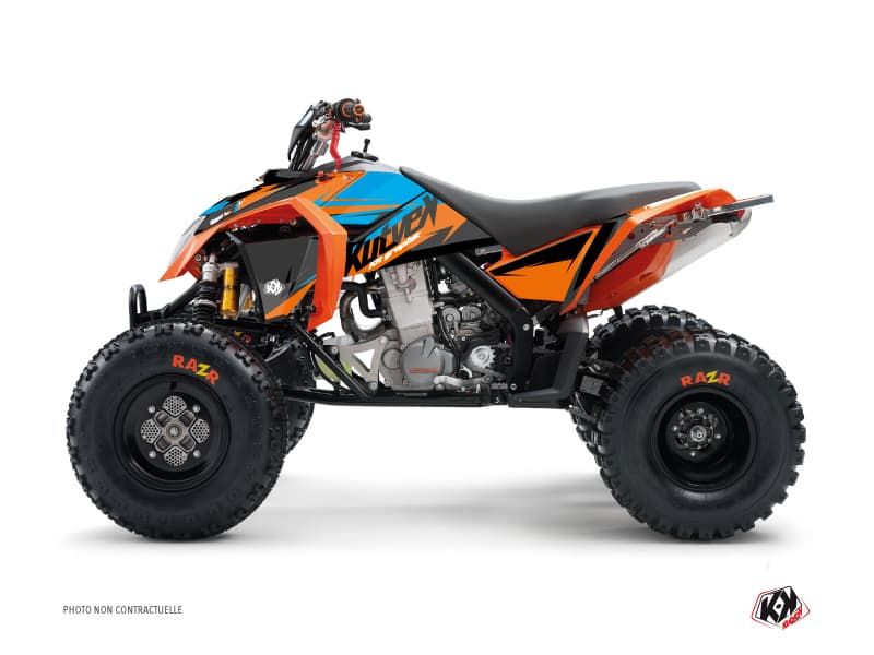 Kit graphique Quad Stage KTM 450-525 SX Orange Bleu | KTM | Kutvek