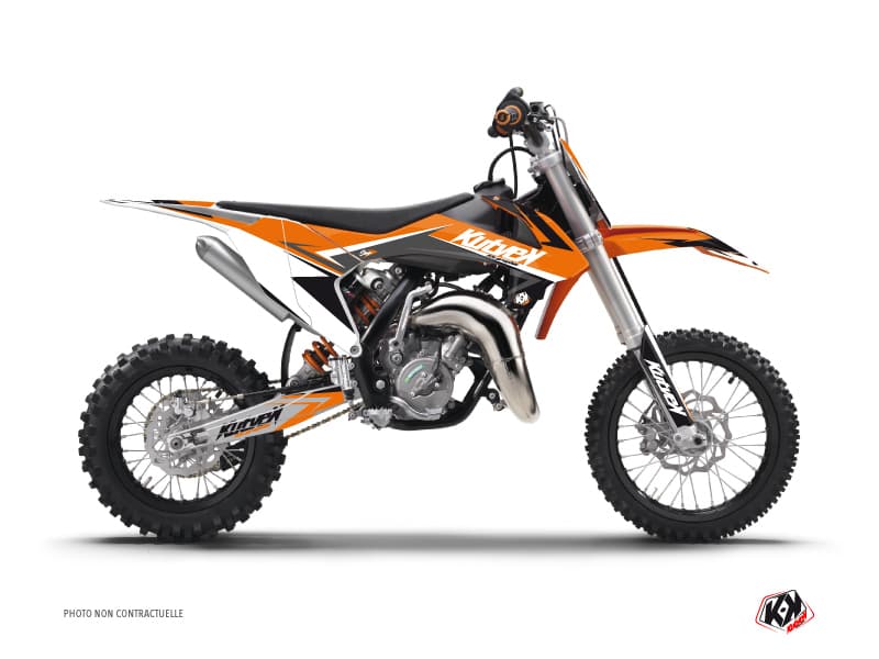 deko-set moto-cross stage ktm 50 sx orange