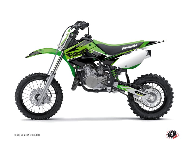 kit graphique motocross kawasaki kx 65 stage vert