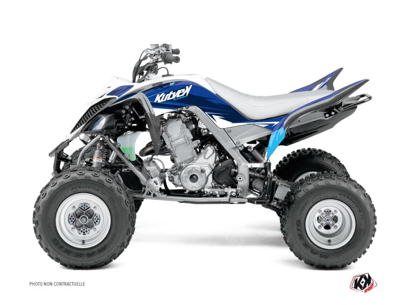 kit graphique quad yamaha raptor 660 stage bleu