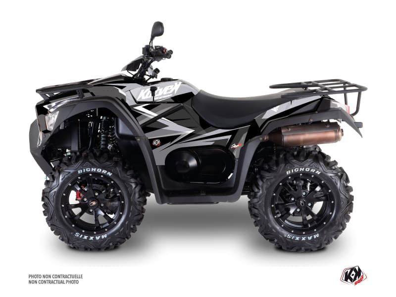 deko-set quad kymco mxu 700 i essentiel stage grau
