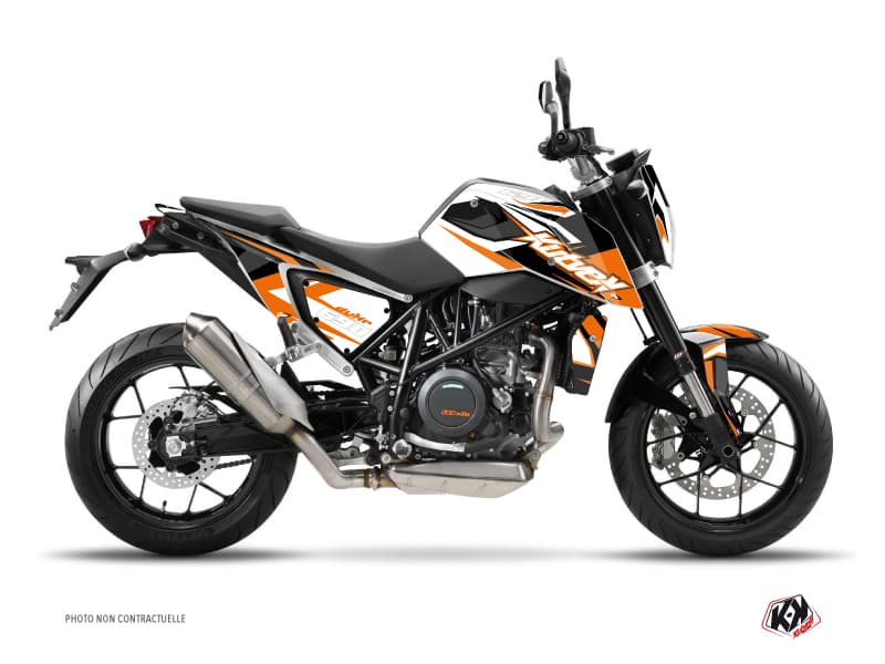 kit graphique moto ktm duke 690 stage orange