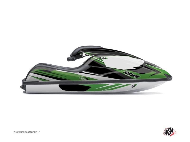 kit graphique jet-ski kawasaki jet x2 stage vert