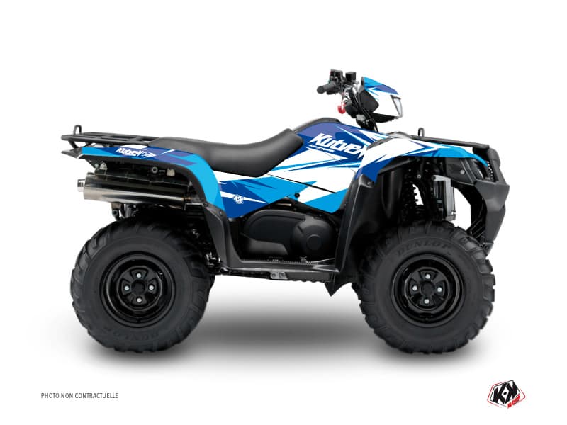 kit graphique quad suzuki king quad 750 stage bleu | Suzuki | Kutvek