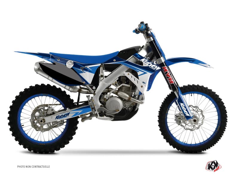 kit graphique motocross tm mx 125 stage bleu