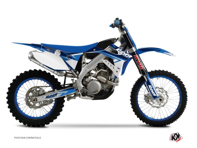 Kit graphique Moto Cross Stage TM MX 250 Bleu