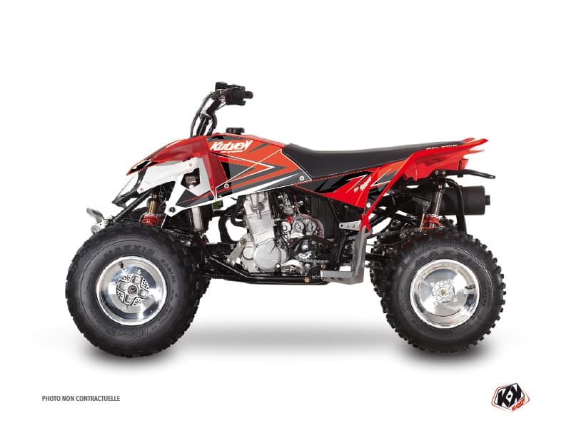 kit graphique quad polaris outlaw 450 stage rouge