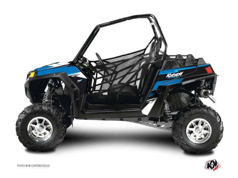 kit graphique ssv stage polaris rzr 570 bleu